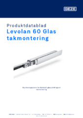 Levolan 60 Glas takmontering Produktdatablad SV