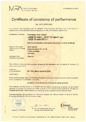 Certificate EN (54006)