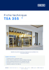 TSA 355  * Fiche technique FR