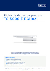 TS 5000 E ECline Ficha de dados de produto PT