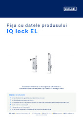 IQ lock EL Fișa cu datele produsului RO