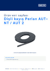 Dişli kayış Perlan AUT-NT / AUT 2 Ürün veri sayfası TR