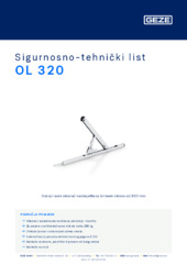 OL 320 Sigurnosno-tehnički list HR