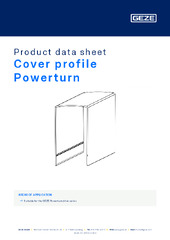 Cover profile Powerturn Product data sheet EN
