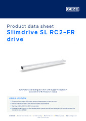 Slimdrive SL RC2-FR drive Product data sheet EN