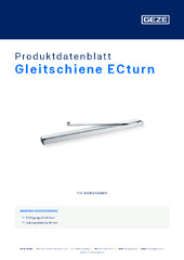 Gleitschiene ECturn Produktdatenblatt DE