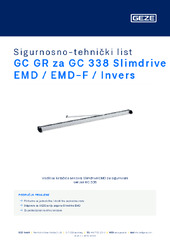 GC GR za GC 338 Slimdrive EMD / EMD-F / Invers Sigurnosno-tehnički list HR