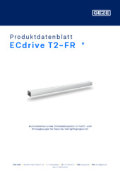 ECdrive T2-FR  * Produktdatenblatt DE