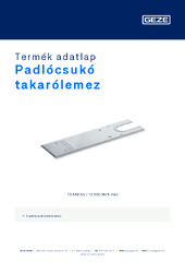 Padlócsukó takarólemez Termék adatlap HU