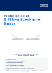 E ISM-glideskinne Boxer Produktdatablad DA