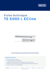 TS 5000 L ECline Fiche technique FR