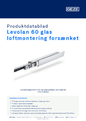 Levolan 60 glas loftmontering forsænket Produktdatablad DA