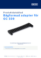 Bågformad adapter för GC 339 Produktdatablad SV