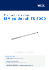 ISM guide rail TS 5000 Product data sheet EN