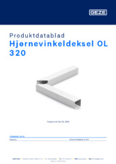 Eckwinkelabdeckung OL 100 / OL 320 Produktdatablad NB