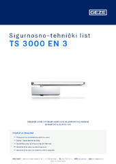 TS 3000 EN 3 Sigurnosno-tehnički list HR