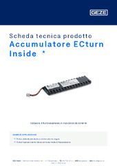 Accumulatore ECturn Inside  * Scheda tecnica prodotto IT
