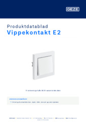 Vippekontakt E2 Produktdatablad DA