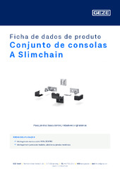 Conjunto de consolas A Slimchain Ficha de dados de produto PT