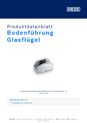 Bodenführung Glasflügel Produktdatenblatt DE