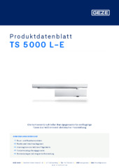 TS 5000 L-E Produktdatenblatt DE