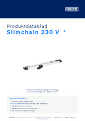Slimchain 230 V  * Produktdatablad DA