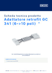 Adattatore retrofit GC 341 (6->10 poli)  * Scheda tecnica prodotto IT