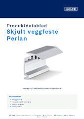 Skjult veggfeste Perlan Produktdatablad NB