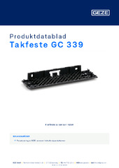Takfeste GC 339 Produktdatablad NB