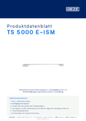 TS 5000 E-ISM Produktdatenblatt DE