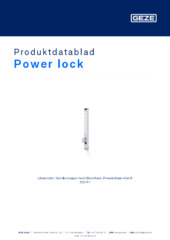 Power lock Produktdatablad NB