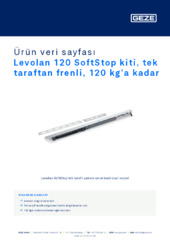 Levolan 120 SoftStop kiti, tek taraftan frenli, 120 kg’a kadar Ürün veri sayfası TR