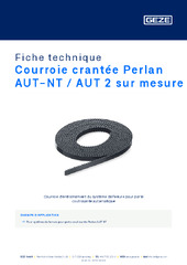 Courroie crantée Perlan AUT-NT / AUT 2 sur mesure Fiche technique FR