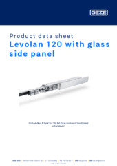 Levolan 120 with glass side panel Product data sheet EN