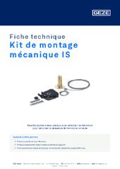 Kit de montage mécanique IS Fiche technique FR