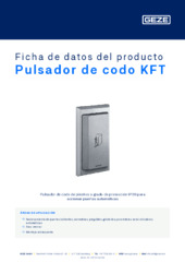Pulsador de codo KFT Ficha de datos del producto ES