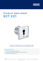 SCT 221 Product data sheet EN