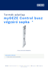 myGEZE Control busz végzáró sapka  * Termék adatlap HU