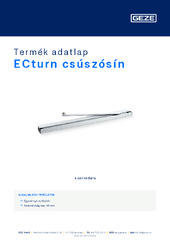 ECturn csúszósín Termék adatlap HU