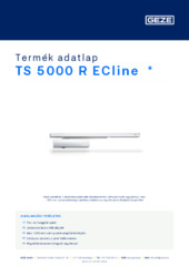 TS 5000 R ECline  * Termék adatlap HU