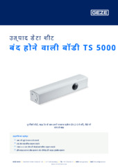 बंद होने वाली बॉडी TS 5000 उत्पाद डेटा शीट HI