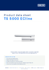 TS 5000 ECline Product data sheet EN