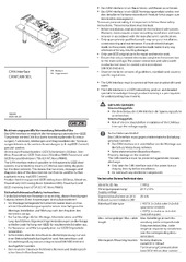 Supplementary sheet DE EN (1390403)