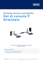 Set di console P Slimchain Scheda tecnica prodotto IT