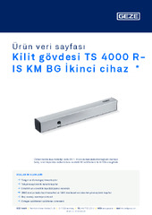 Kilit gövdesi TS 4000 R-IS KM BG İkinci cihaz  * Ürün veri sayfası TR