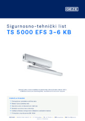 TS 5000 EFS 3-6 KB Sigurnosno-tehnički list HR