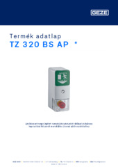 TZ 320 BS AP  * Termék adatlap HU