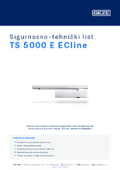 TS 5000 E ECline Sigurnosno-tehnički list HR