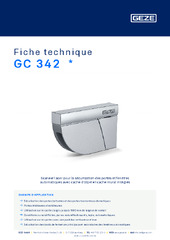 GC 342  * Fiche technique FR