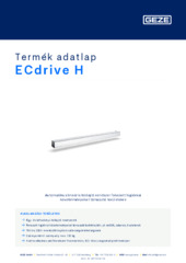 ECdrive H Termék adatlap HU